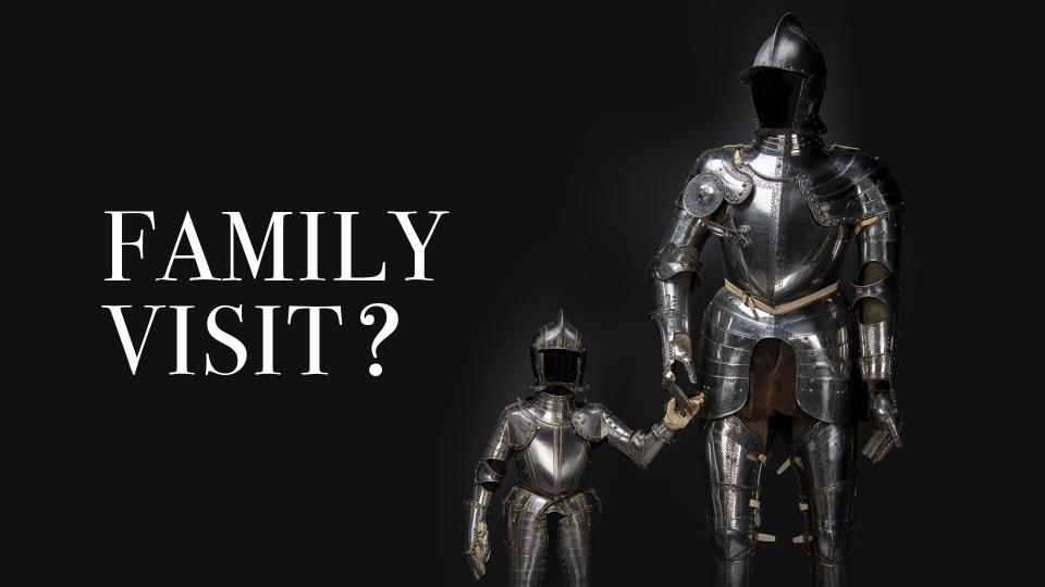 Visual Arms & Armour - Family visit? (child's and adult's armours)